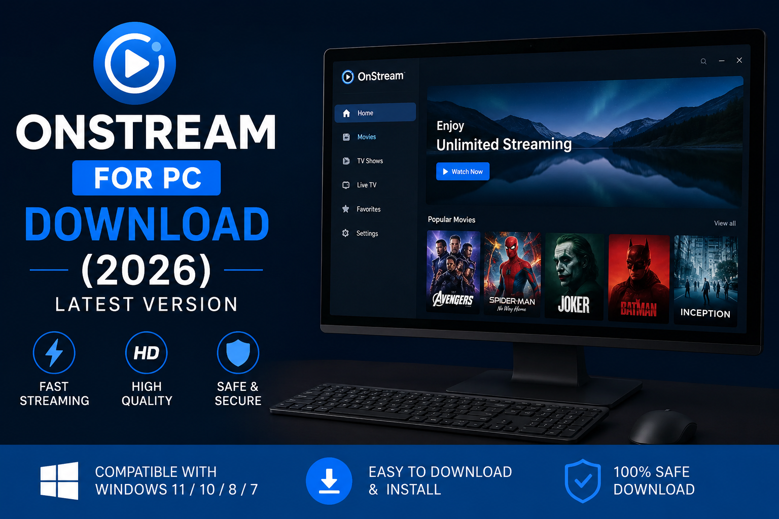 Onstream for PC Download (2026) Latest Version